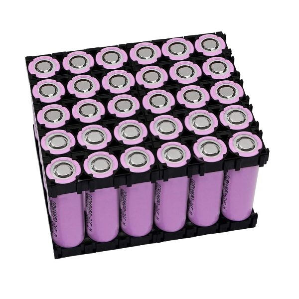 5 X 6 18650 Battery, Holder with 18.5MM, Bore Diameter