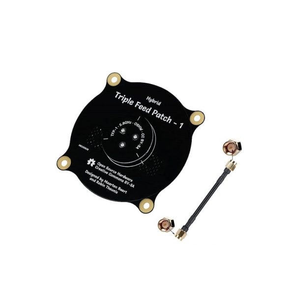 Triple Feed Patch 5.8GHz Antenna RP SMA