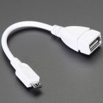 Raspberry PI official Mini HDMI to Std HDMI Cable 1m, white