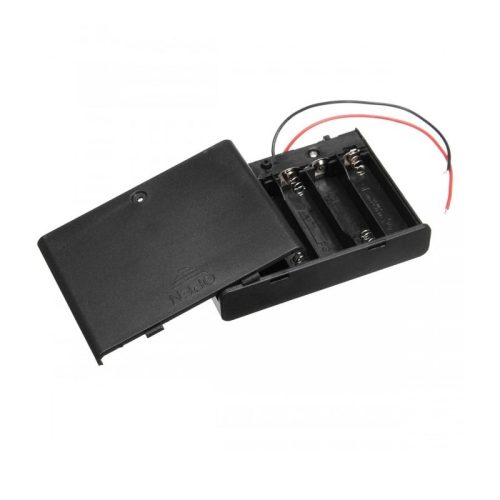 6 x AA Battery Holder Box with Cover/ON-OFF