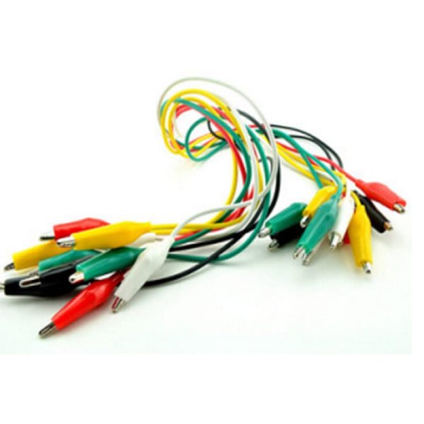 50cm Long Alligator Clips, Electrical DIY Test Leads 5pcs, for Micro:bit