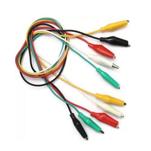 50cm Long Alligator Clips, Electrical DIY Test Leads 5pcs, for Micro:bit