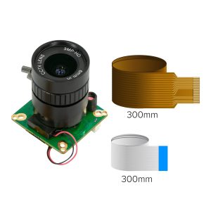 Arducam OV9281 1MP Global Shutter Monochrome NoIR Camera Module with M12 Mount lens for Raspberry Pi 4/3B+/3