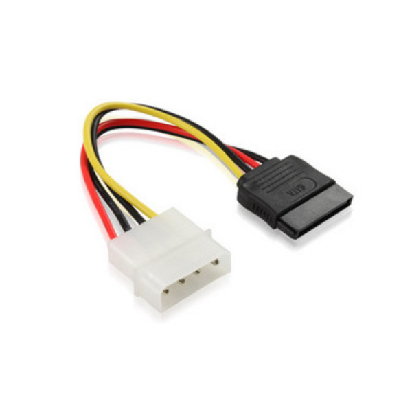DType Big 4PIN to, 15PIN SATA One into, One Power Cords