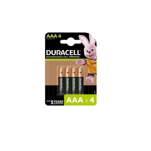 Duracell Rechargeable Batteries AAA 900mAh (Pack of 4)