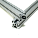 EasyMech Cast Corner Bracket for 30X30 Aluminium Profile (Silver) – 4 Pcs