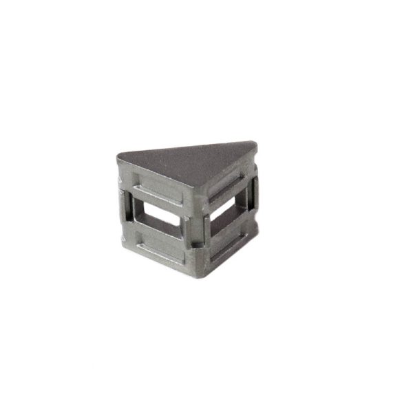 EasyMech Cast Corner Bracket for 30X30 Aluminium Profile (Silver) – 4 Pcs