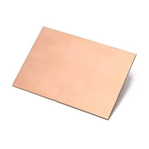 Single Side 10X15cm thickness 1.5mm Copper Clad Printed Circuit Board