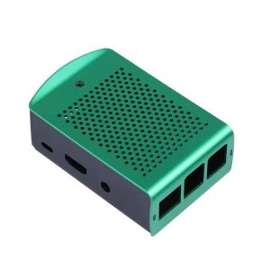 DIN Rail Aluminum Case for Raspberry Pi 4 with Cooling Fan and Heatsinks