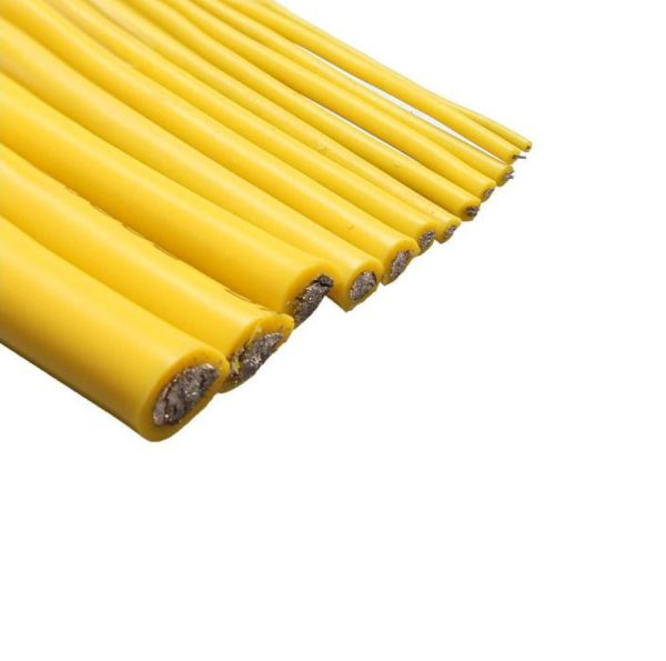 High Quality Ultra Flexible 8AWG Silicone Wire 1 m Yellow 2