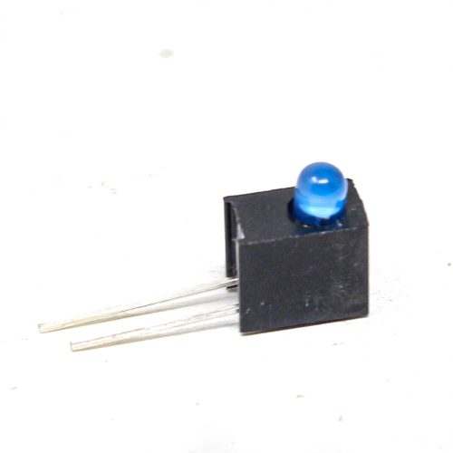3MM Single Hole LED Light Holder with Blue led Light (Pack of 10)