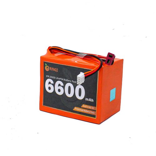 Orange IFR 22650 9.6V 6600mAh 3C 3s2p LiFePO4 Battery Pack