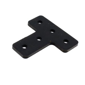 EasyMech 6mm Black Rubber Cover for 20X20 Aluminium Extrusion Profile – 1 meter