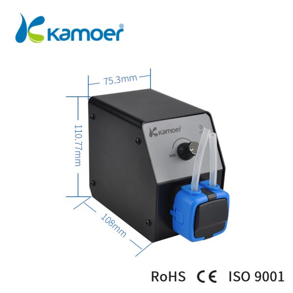 KCP2-KXF-S04 Kamoer Lab Pump 24V – S04 – 4~14ml/min | BPT tube 1.0*3.3mm