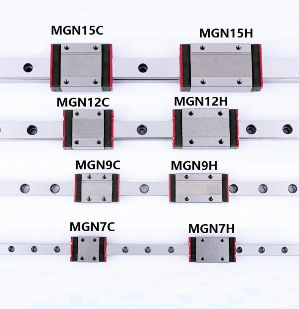 MGN9H Linear Guide Rail – 1M with Sliding block