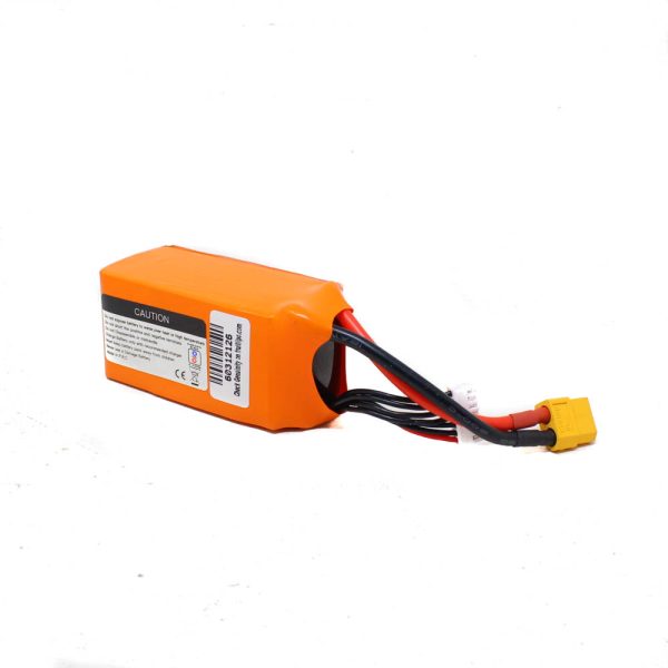 Orange 1380mAh 6S 150C (22.2V) Ultra Light Lithium Polymer Battery Pack (Li-Po)