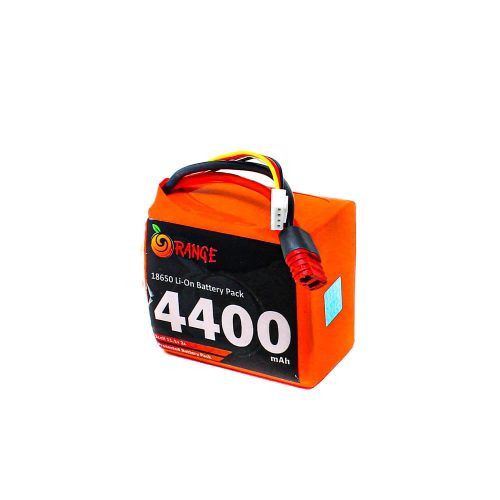 Orange ICR 18650 11.1V 4400mAh 2C 3S2P Li-Ion Battery Pack