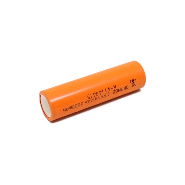 Orange A Grade IFR18650 2000mAh (3c) LiFePO4 Battery