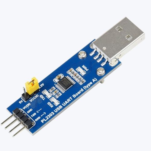 Waveshare PL2303 USB To UART (TTL) Communication Module V2, USB-A Connector