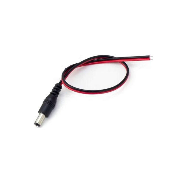 DC Jack Connector Male 2.1mm x 5.5mm with Wire