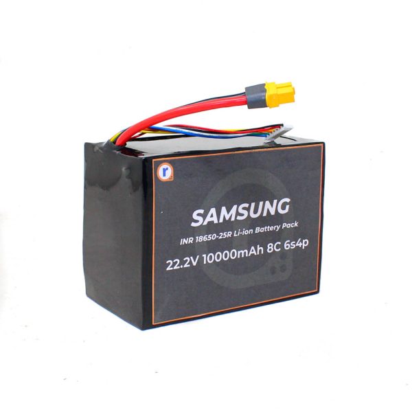 SAMSUNG INR18650-25R Li-ion 22.2V 10000mAh 8C 6S4P Li-ion Battery Pack  EV Grade