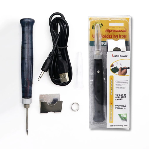 5V 8W Mini Portable USB Soldering Iron Pen With Touch Switch Protective