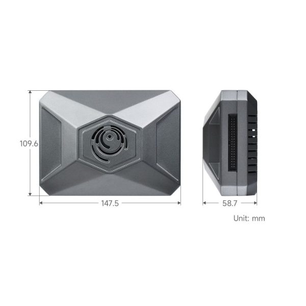 Waveshare Aluminum Case (Type F) for the Jetson Nano Development Kit