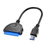 USB3.0 to SATA 2.5, Inch External Hard Disk, Data Cable, With USB Power Supply