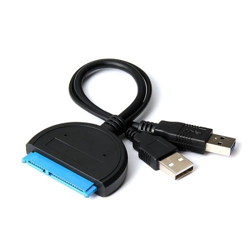 USB3.0 to SATA 2.5, Inch External Hard Disk, Data Cable, With USB Power Supply