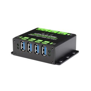 Waveshare Industrial Serial Server RS232 to RJ45 Ethernet TCP/IP to serial, rail-mount support