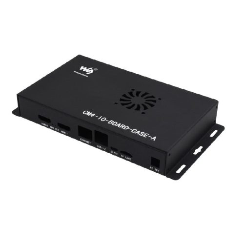 Waveshare Metal Box (A) for Raspberry Pi Compute Module 4 IO Board with Cooling Fan