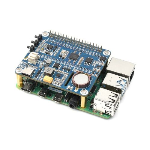Waveshare Power Management HAT for Raspberry Pi Supports charging And Power output at the same time, Embedded RTC and Multiple Protection Circuits