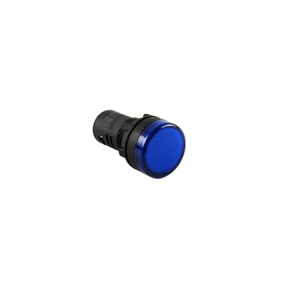 Blue AC/DC12V 22mm AD16-22DS LED Power Pilot Signal Light Indicator