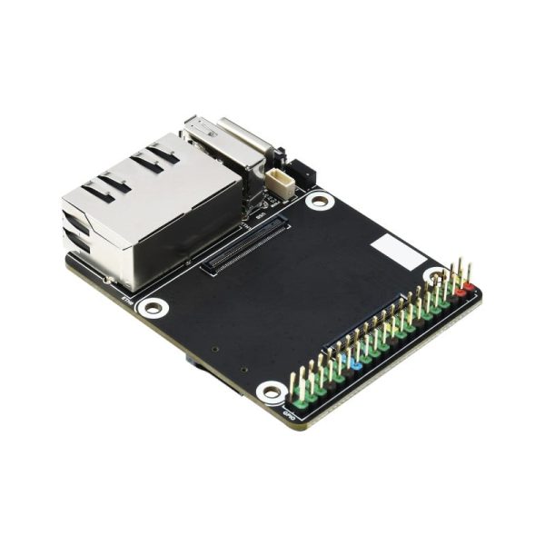 Waveshare Mini Dual Gigabit Ethernet Base Board Designed for Raspberry Pi Compute Module 4