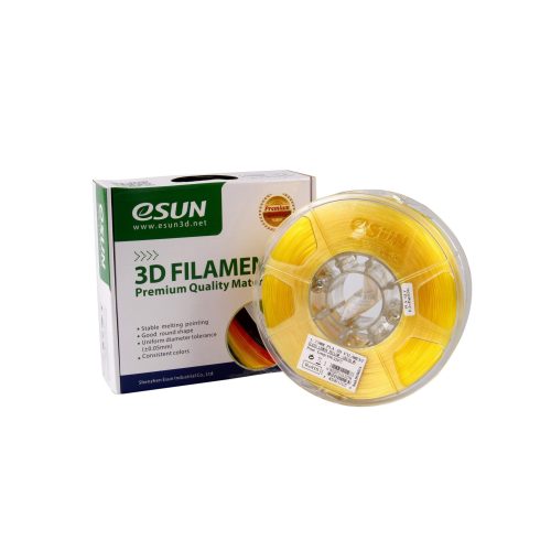 eSun PLA filament Glass lemon yellow
