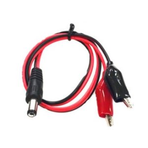 Alligator Test Clips Clamp To USB Male Connector Power Supply Adapter Wire 58cm Cable Red And Black