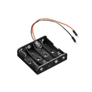 6 x AA Battery Holder Box with Cover/ON-OFF