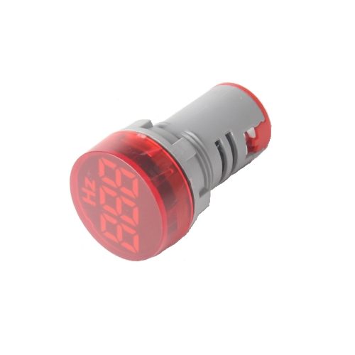 Red 20-75Hz 22mm AD16- 22DSHZ Round LED Hertz Meter Indicator Light
