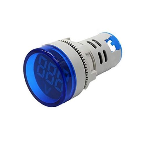 Blue AC60-500V 22mm AD16-22DSV digital voltmeter Indicator with Big Digital Tube