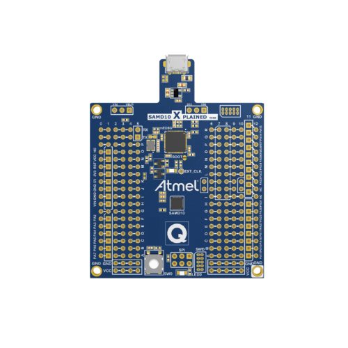 MICROCHIP Evaluation Kit, ATSAMD10 MCU, Smart Xplained Mini, Fully Integrated On-Board Debugger, Auto-ID