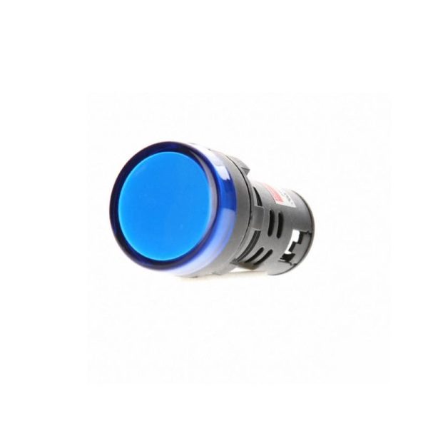 Blue AC/DC12V 16mm AD16-16E LED Power Pilot Signal Indicator Lamp