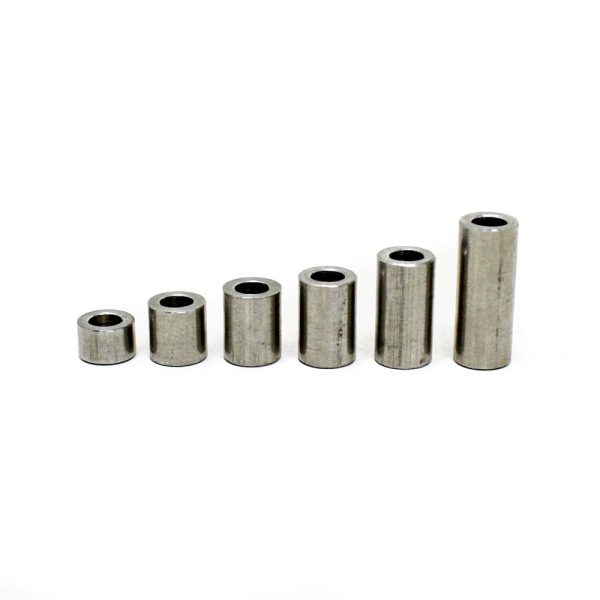 EasyMech Stainless steel Spacer for 3D Printer Heatbed OD 8mm x ID 4.2mm x L 20mm – 4 Pcs
