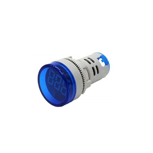 Blue -20~199℃ 22mm AD16-22TM(AD101-22TM) Round LED Temperature Indicator Light