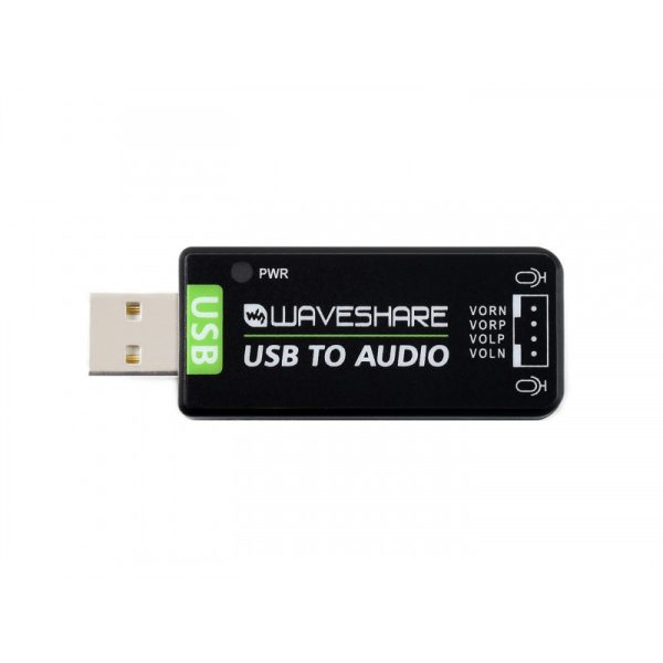 Waveshare USB Sound Card, Driver-Free, for Raspberry Pi / Jetson Nano