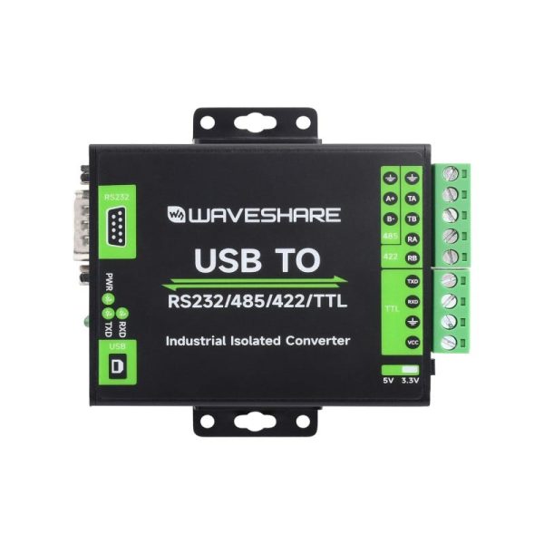 Waveshare FT232RNL USB TO RS232/485/422/TTL Interface Converter, Industrial Isolation