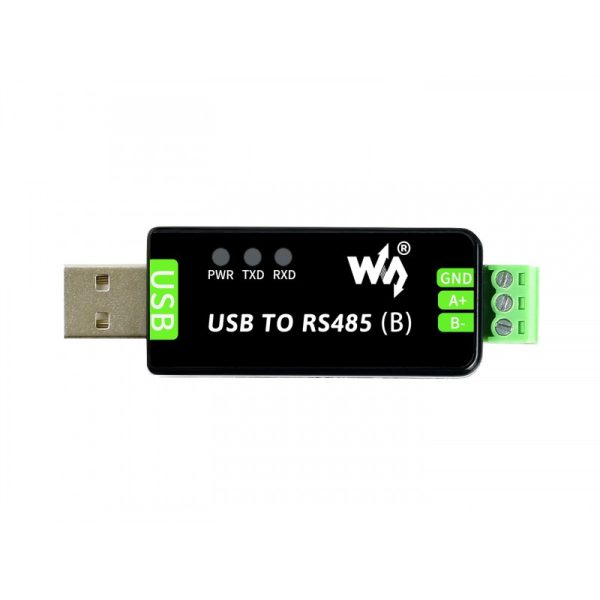 Waveshare Industrial USB TO RS485 Bidirectional Converter, Onboard original CH343G, Multi-Protection Circuits