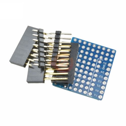 D1 Double Sided Breakout PCB Proto Board Shield with Berg Pins