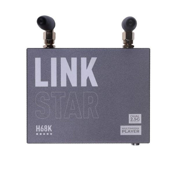 LinkStar-H68K-1432 Router with Wi-Fi 6 4GB RAM & 32GB eMMC dual-2.5G & dual-1G Ethernet, 4K output, Pre-installed Android 11 Lubuntu 20.04 & OpenWRT support Home Assistant