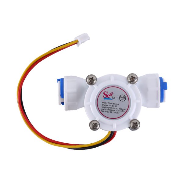 YFS301 7-24V Water Flow Sensor Flowmeter 0.3-10L/Min