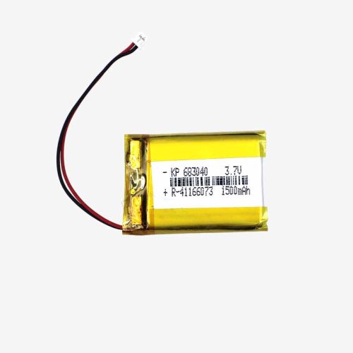 3.7V 1500mAH Li-Po Rechargeable Battery (KP 683040)